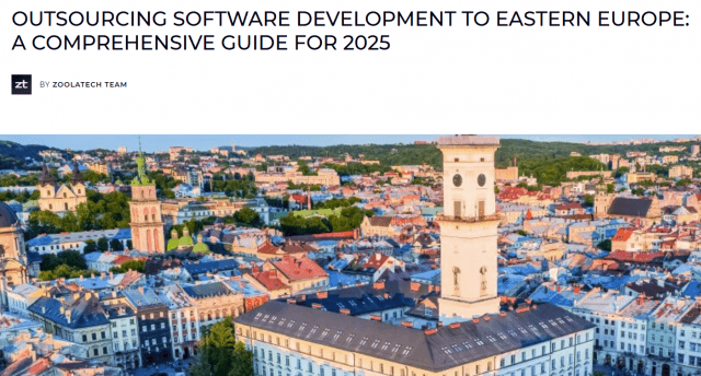 Why Companies Are Moving from India to Eastern Europe for Software Outsourcing